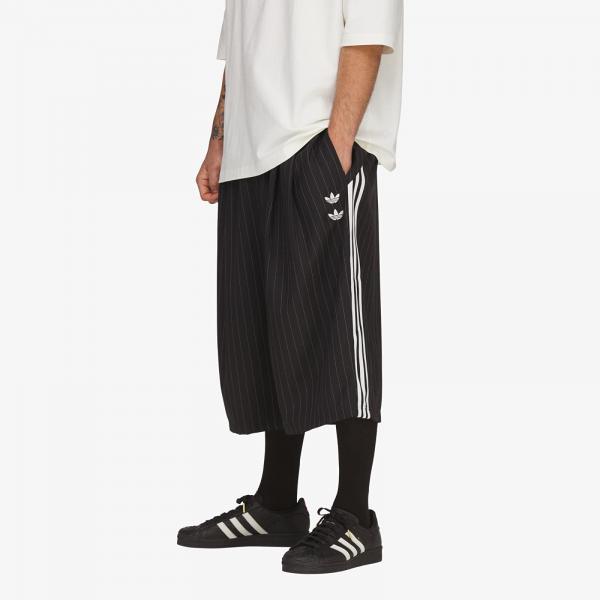 Šortky adidas Chavarria Pinstripe Long Short Black/ White M