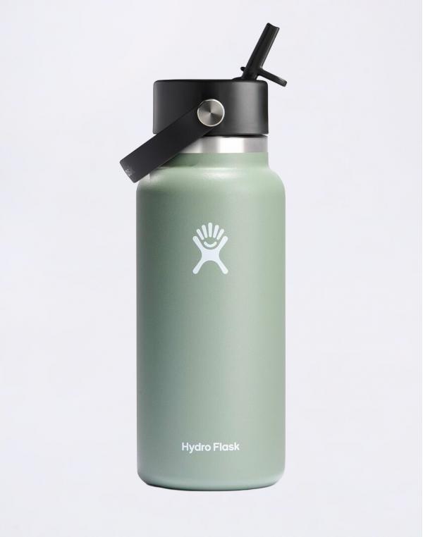 Hydro Flask Wide Mouth with Flex Straw Cap (946 ml) Agave
