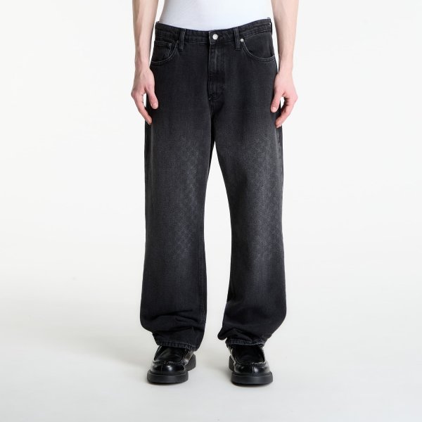 Džíny Daily Paper Amba Monogram Jeans V2 Black M