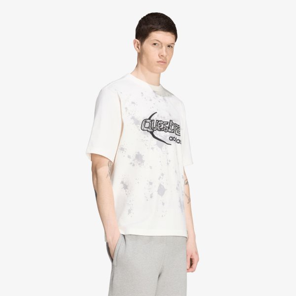 Tričko adidas Adilenium Season 5 Questra Graphic T-Shirt Off White XL