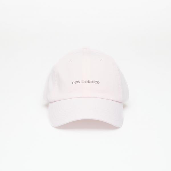 Kšiltovka New Balance Women's 6 Panel Linear Logo Hat Pink Salt Universal