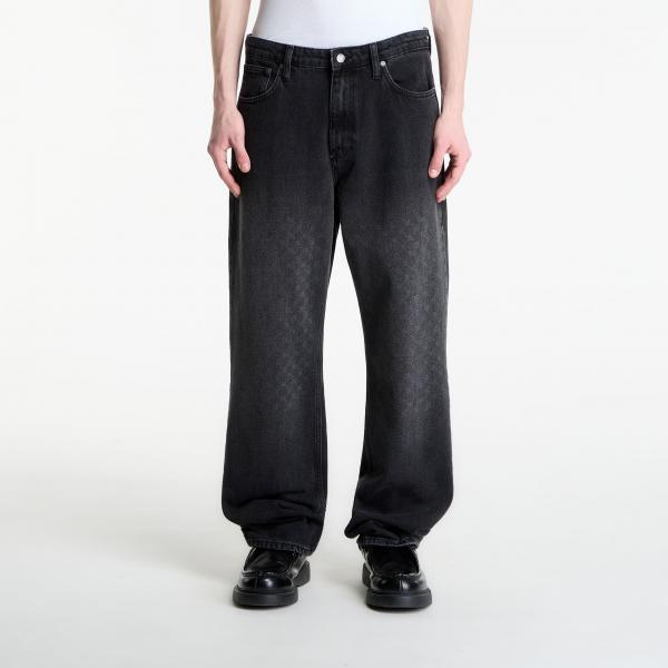 Džíny Daily Paper Amba Monogram Jeans V2 Black M