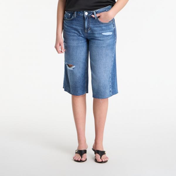 Šortky Guess Jeans Baggy Bermuda Deep Dive Destroy 25