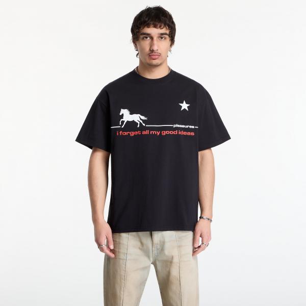 Tričko PLEASURES Forget T-Shirt Black XXL