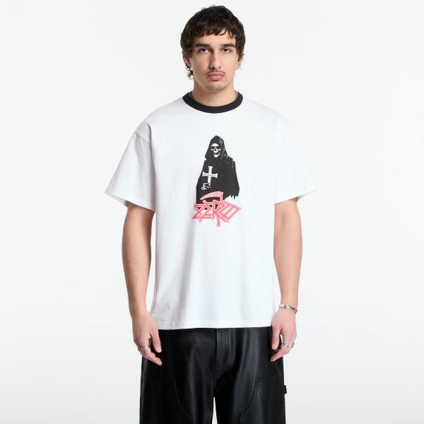 Tričko PLEASURES Reaper Ringer White XXL