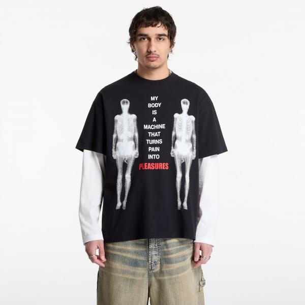 Tričko PLEASURES Machine T-Shirt Black M