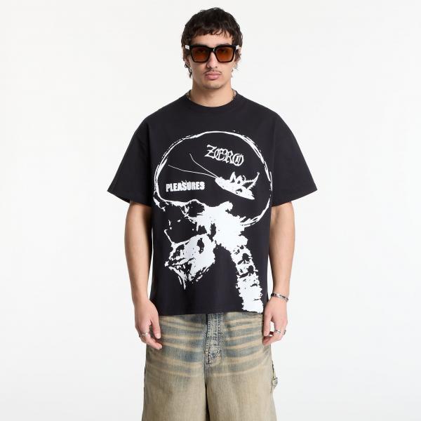 Tričko PLEASURES Roaches T-Shirt Black L