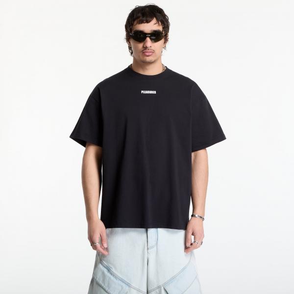Tričko PLEASURES Wordmark T-Shirt Black S