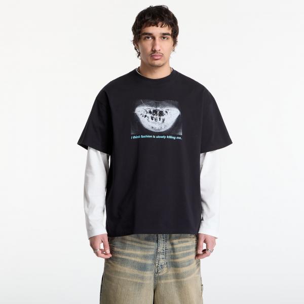 Tričko PLEASURES Decay T-Shirt Black XL