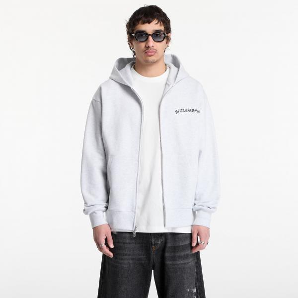 Mikina PLEASURES Neural Zip Hoodie Heather S