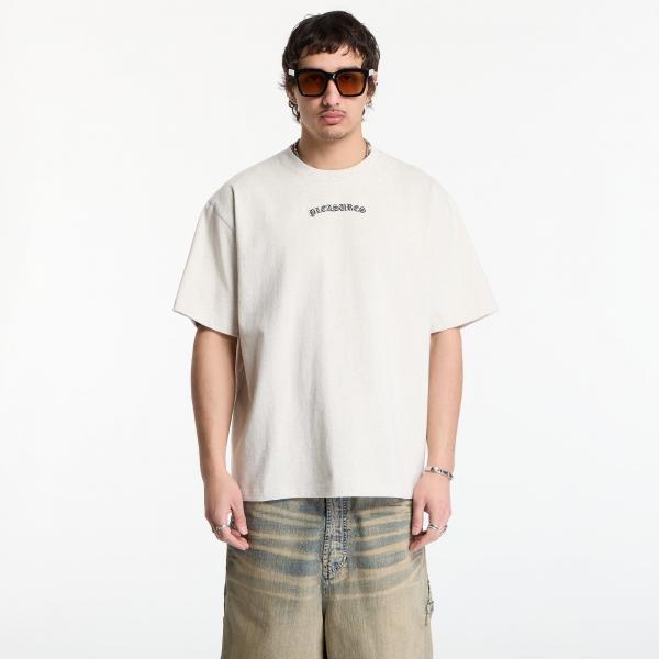 Tričko PLEASURES Neural Applique Shirt Oatmeal S