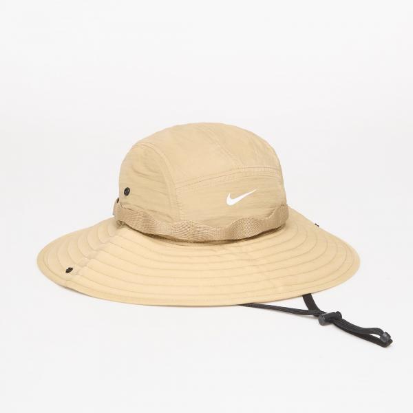 Klobouk Nike Apex Dri-FIT Bucket Hat Parachute Beige/ Anthracite/ White S