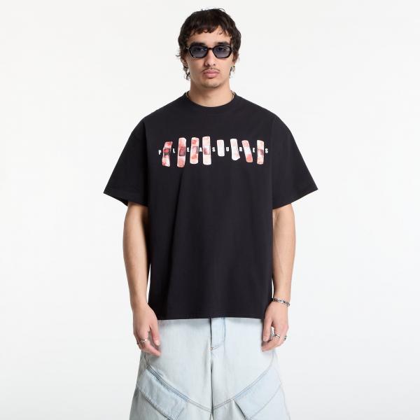 Tričko PLEASURES Wounded T-Shirt Black XXL