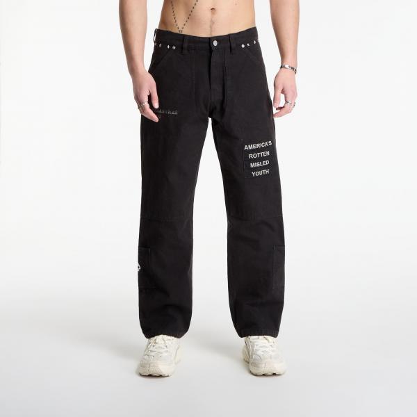 Džíny PLEASURES Zero Work Pants Black 30