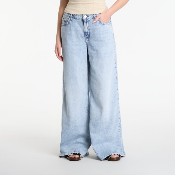 Džíny GUESS Wide Loose Jeans Dubai Reef W28