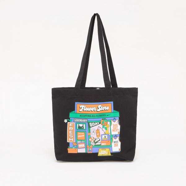 Taška Nike Heritage Tote Bag 22L Black/ Stadium Green/ White Universal