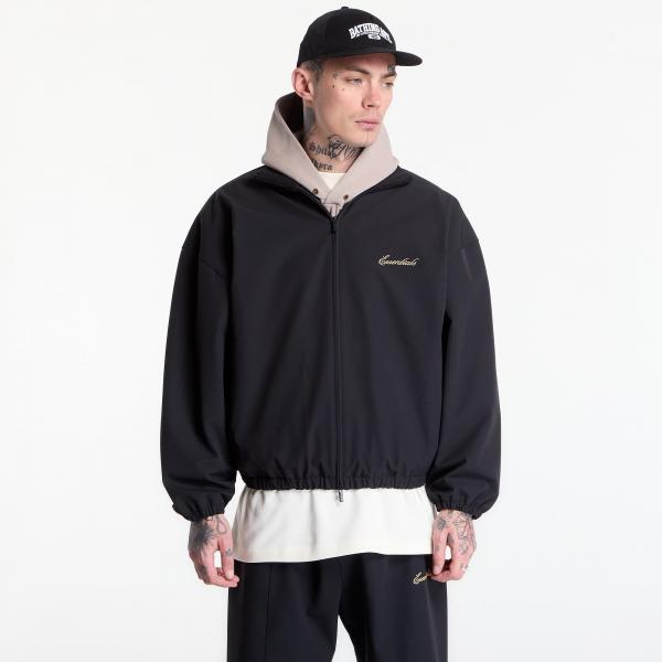 Bunda Fear of God Essentials Signature Full Zip Track Jacket Vintage Black XL