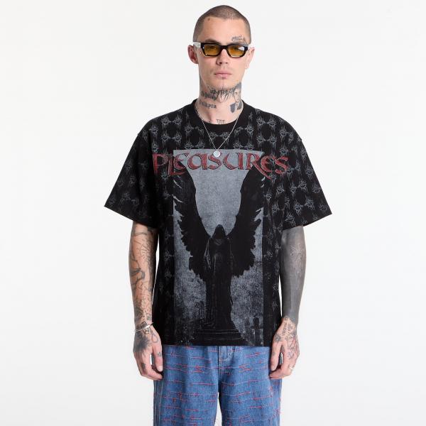 Tričko PLEASURES Judgement Heavyweight Shirt Black S