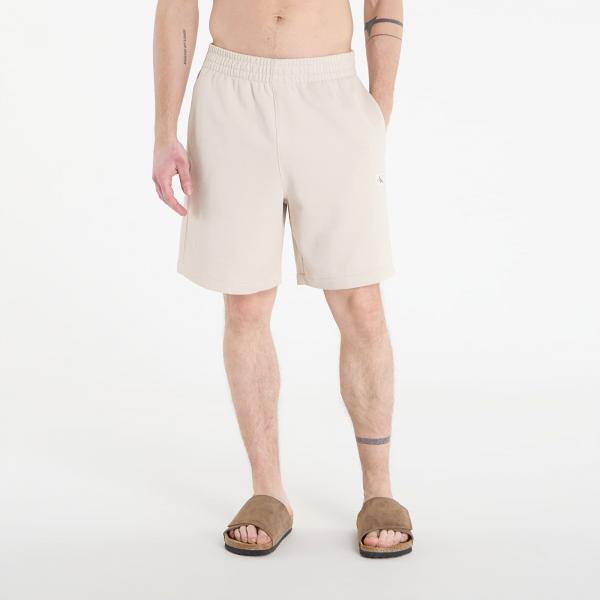 Šortky Calvin Klein Jeans Eu 350Terry Badge Short Oatmeal Melange M