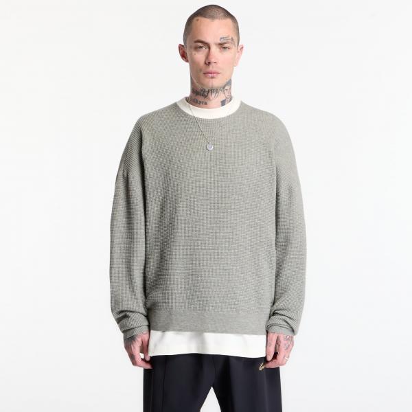 Mikina Fear of God Essentials Signature Waffle 90'S Crewneck Concrete Heather S