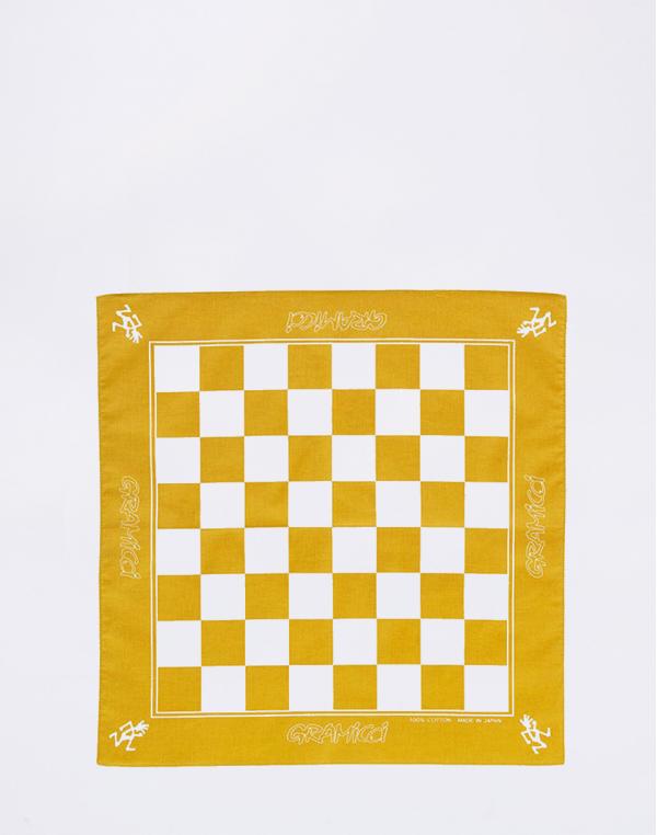 Gramicci Checkers Bandana YELLOW ORANGE