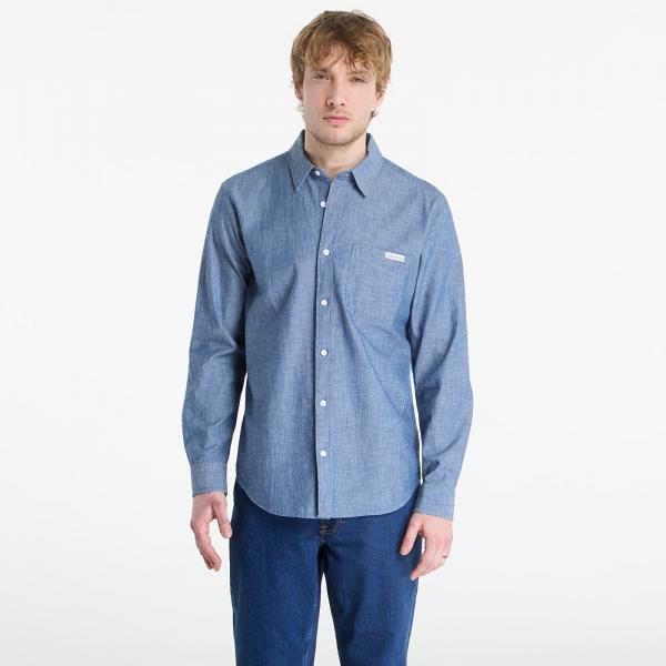 Košile Calvin Klein Jeans Ls Chambray Classic Shirt Blue Descent M