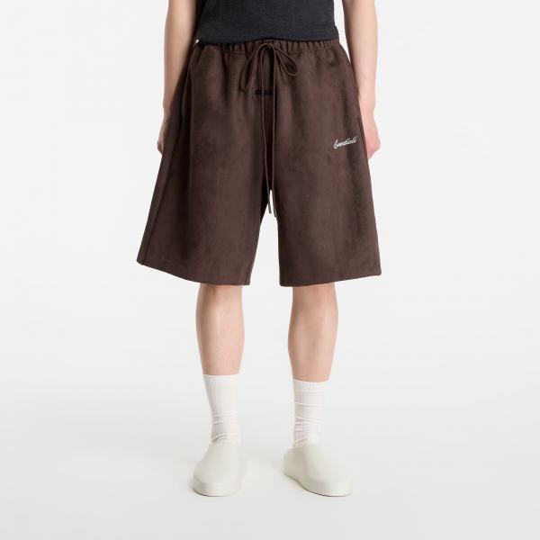 Šortky Fear of God Essentials Signature Relaxed Short Brown XXL