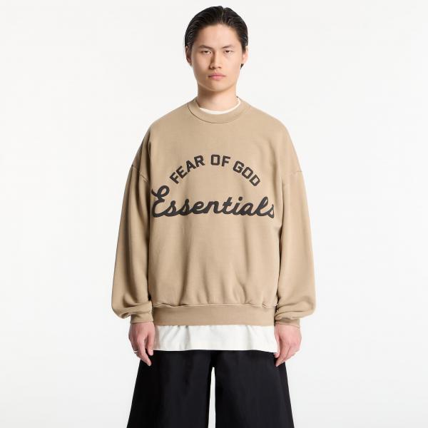 Mikina Fear of God Essentials Training 90'S Crewneck Sweatshirt Faded Dune XL