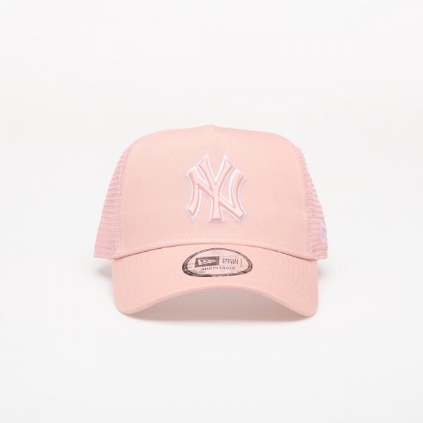 Kšiltovka New Era 9FORTY AF Trucker Outline New York Yankees Pink Rouge/ Optic White Universal