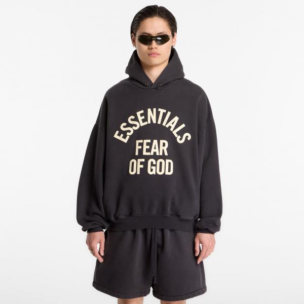 Mikina Fear of God Essentials Campus 90'S Hoodie Faded Black S