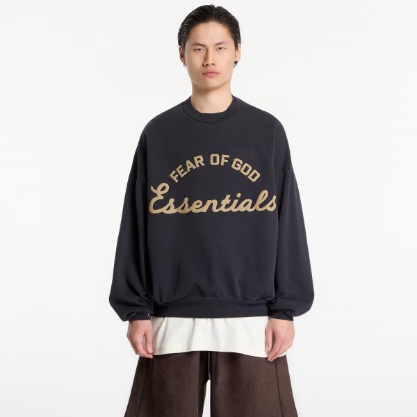 Mikina Fear of God Essentials Training 90'S Crewneck Sweatshirt Faded Black XS