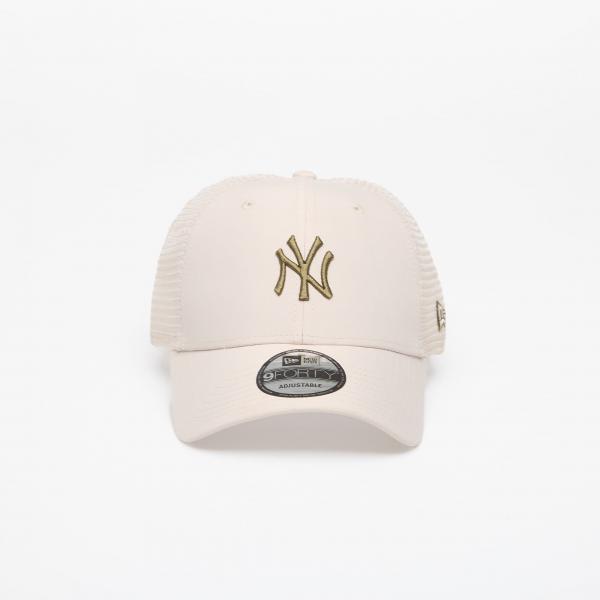 Kšiltovka New Era 9FORTY Trucker MLB Midi Homefield New York Yankees Stone/ New Olive Universal