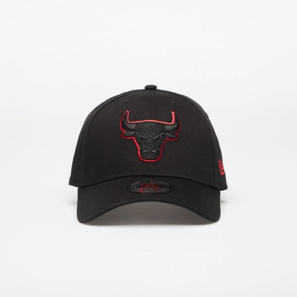 Kšiltovka New Era 9FORTY NBA Team Outline Chicago Bulls Black/ Front Door Red Universal