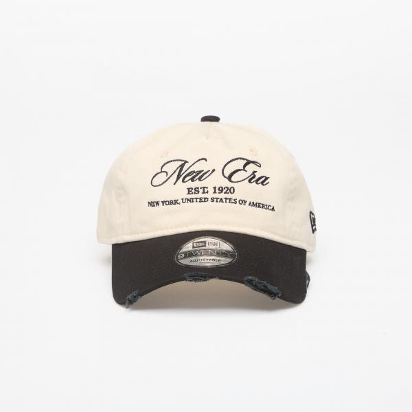 Kšiltovka New Era 9TWENTY Aframe Wash Distress Light Cream/ Black Universal