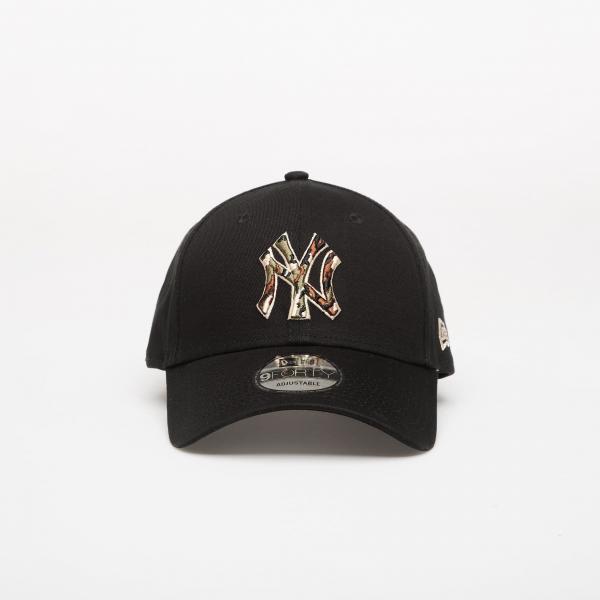 Kšiltovka New Era 9FORTY MLB Outline Camo New York Yankees Black Universal