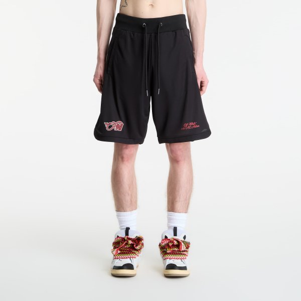 Šortky Off-White x AC Milan Tech Shorts Black/ Red M
