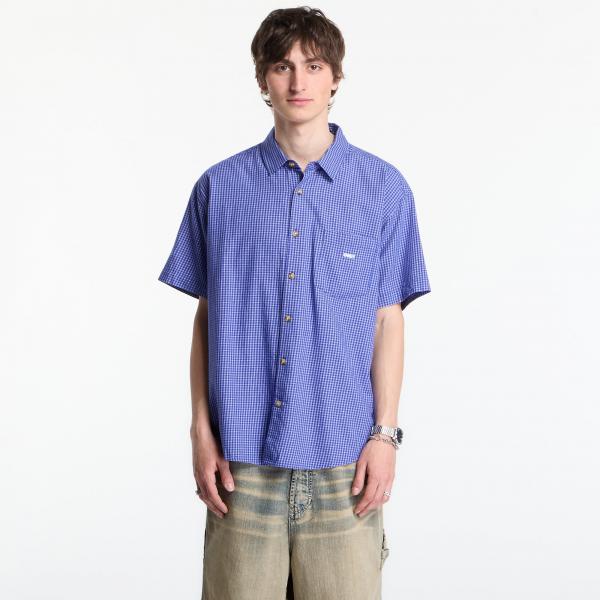 Košile OBEY Bigwig Frank Woven Surf Blue Multi M