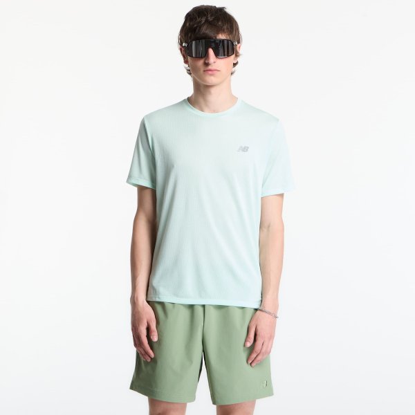 Tričko New Balance Athletics T-Shirt Cosmic Jade Heather S