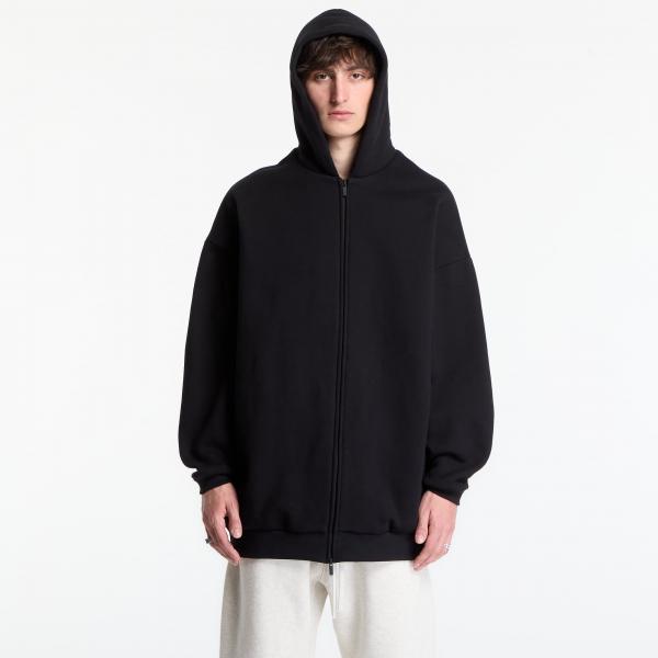 Mikina Fear of God Essentials Property Lounge Long Zip Hoodie Black S