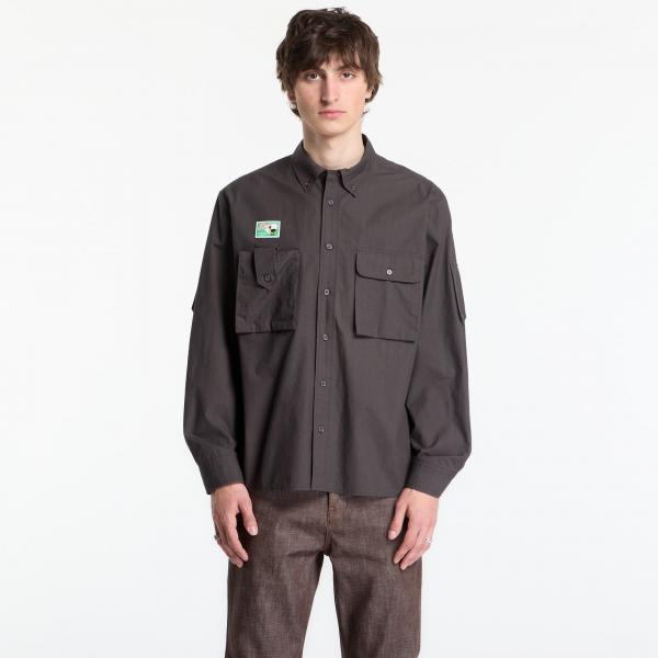 Košile HUMAN MADE Hunting Shirt UNISEX Charcoal XL
