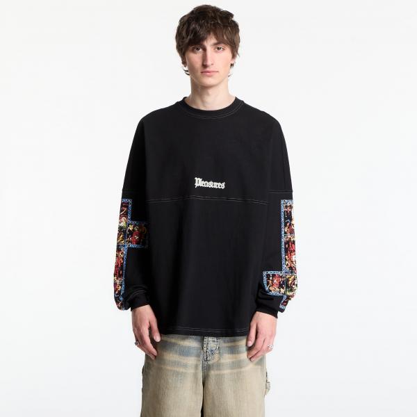 Tričko PLEASURES Blasphemy Long Sleeve Black S
