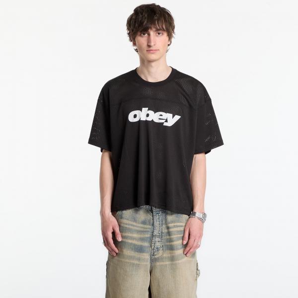 Tričko OBEY Practice Jersey Ss Black XL