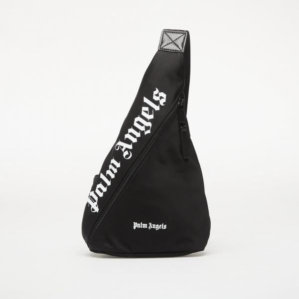 Taška Palm Angels Logo Shoulder Bag Black/ White Universal
