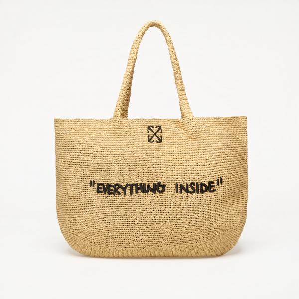 Taška Off-White Jitney Tote Quote Sand Universal