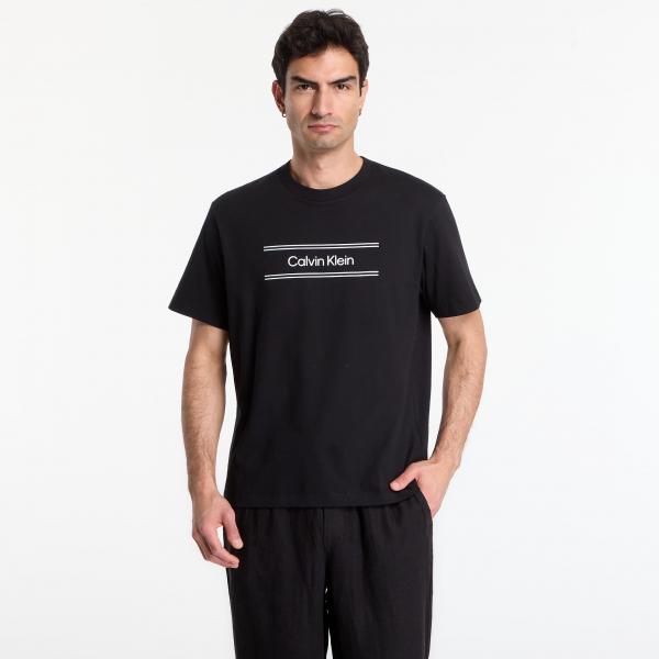 Tričko Calvin Klein Ss 20S Eu Spw Standard Graphic Tee Black XL