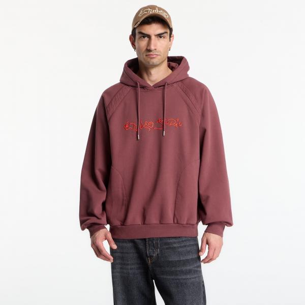 Mikina Études Studio Oversize Hoodie Dream Dark Red M