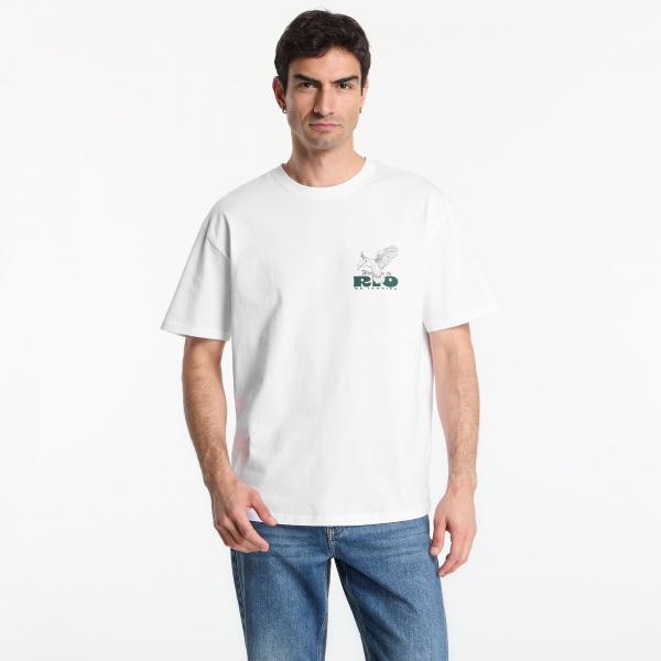 Tričko Urbanc Classics Welcome To Rio Oversize Tee White L