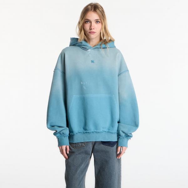 Mikina MISBHV Shadow Pocket Hoodie UNISEX Teal Blue XL