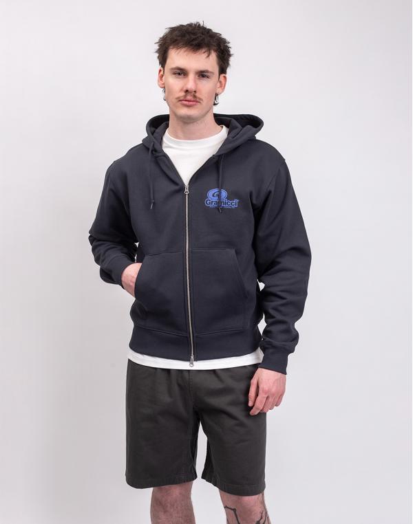 Gramicci '82 Zip Hooded Sweatshirt VINTAGE BLACK M