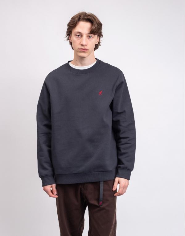 Gramicci One Point Crew Sweatshirt VINTAGE BLACK M